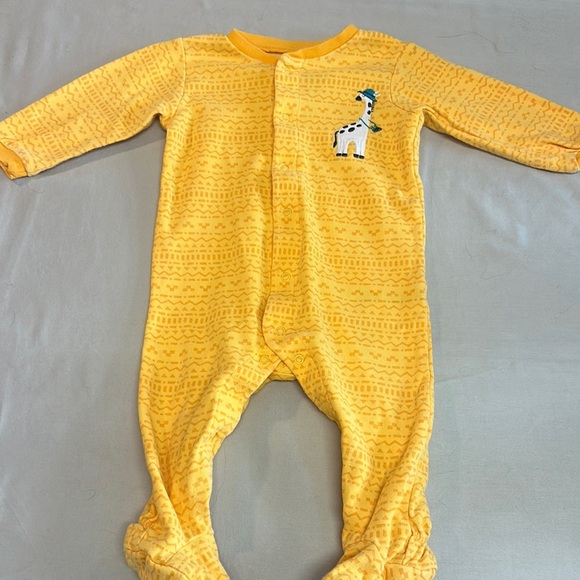 Pekkle Yellow One Piece Footie Sleeper - Picture 4 of 4